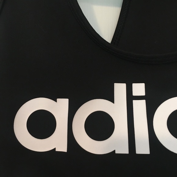 Offer away! Gently used Adidas sports bra black - Picture 3 of 4